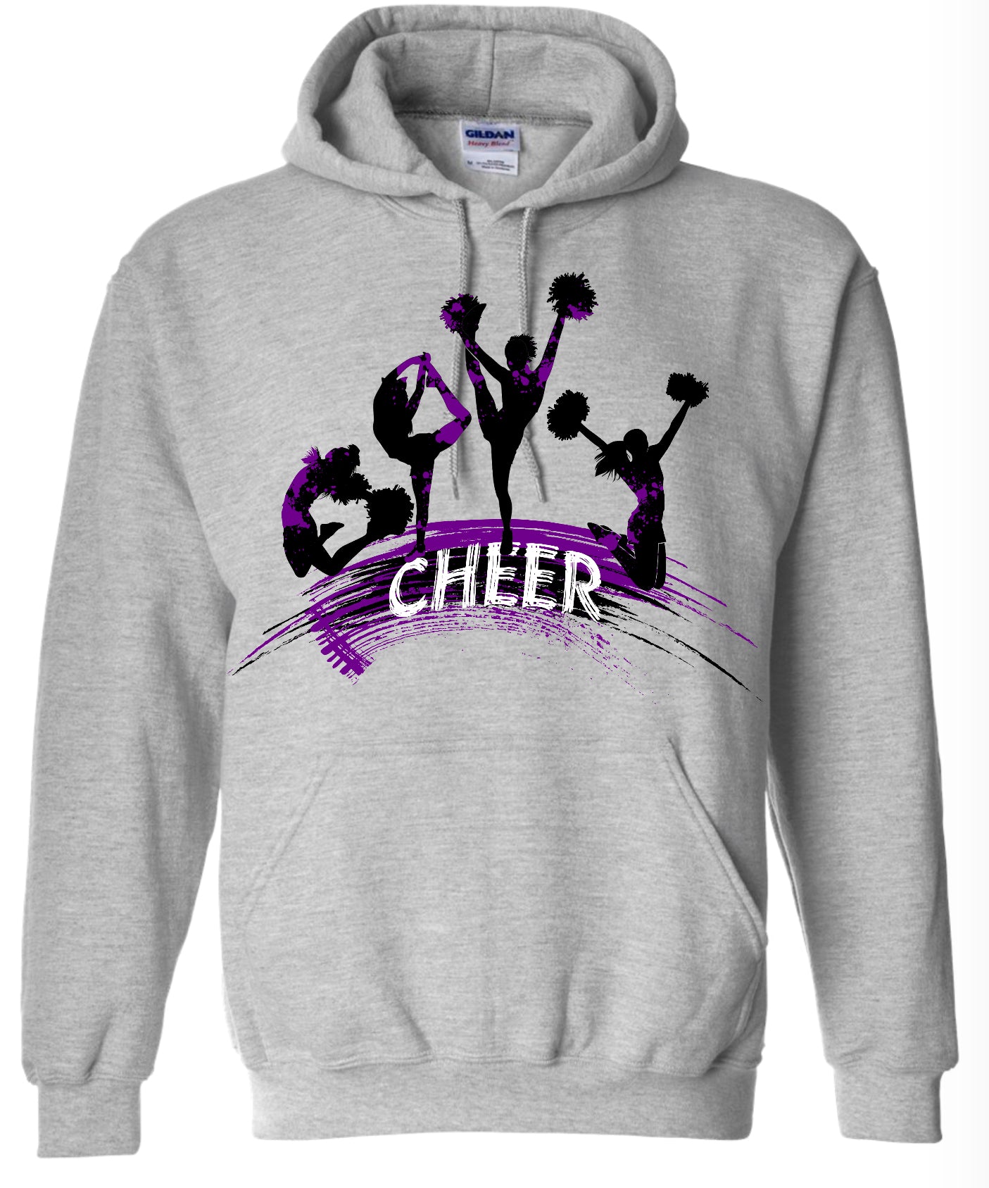 Hoodie Sport Grey Cheer Splash
