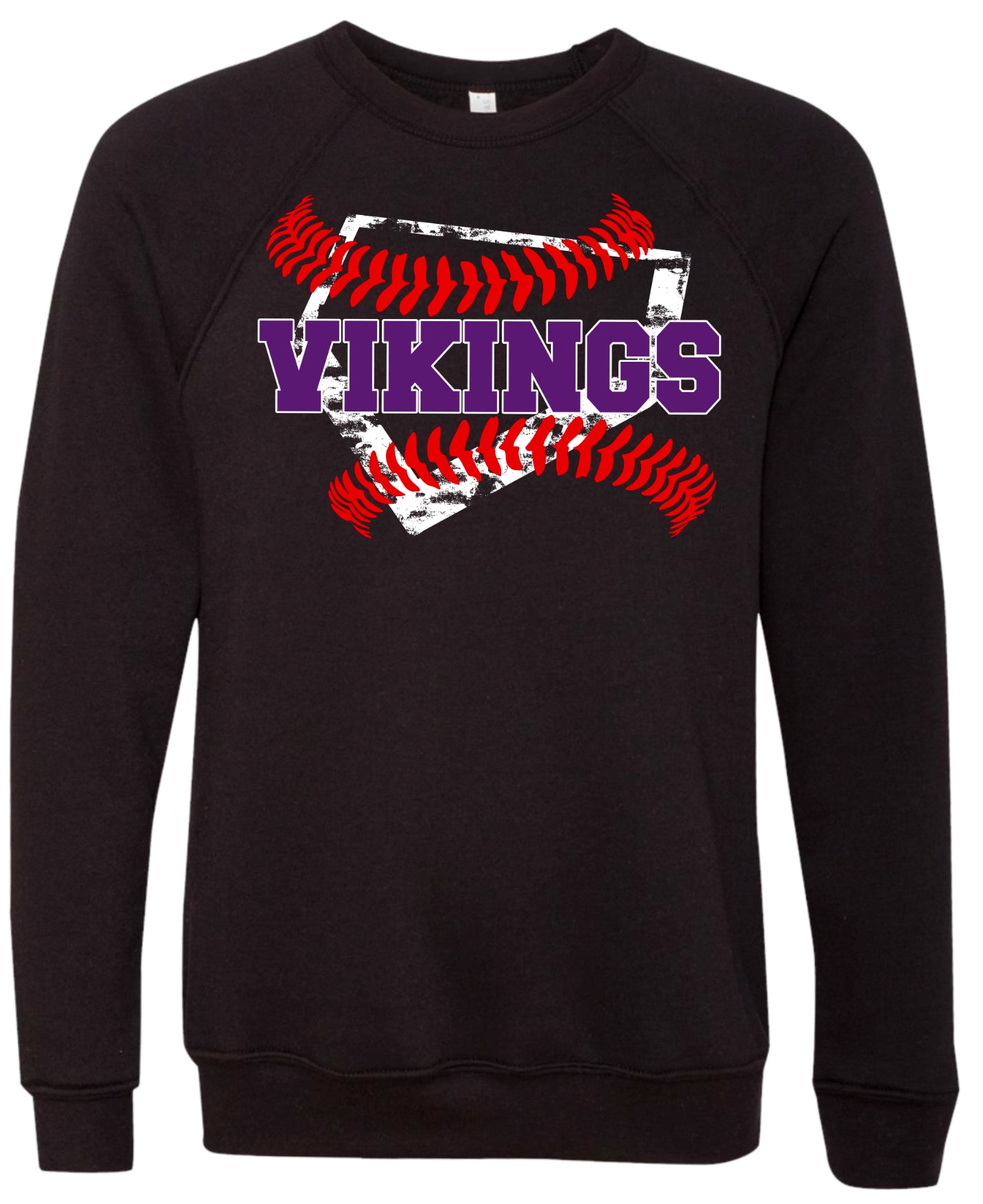 Crew Neck Black Viking Base Stitch 13