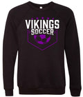 Crew Neck Black Viking Pennant 10