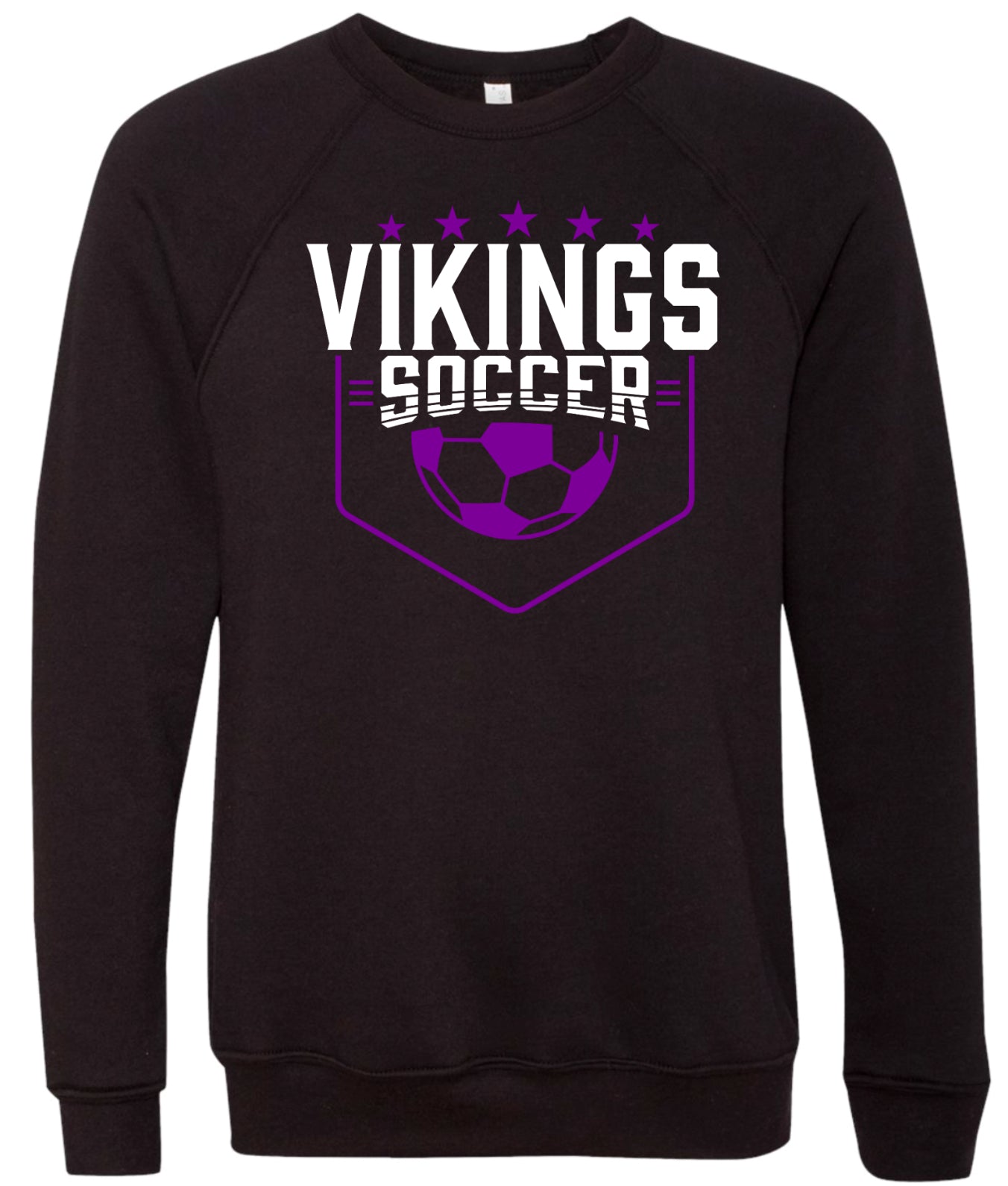 Crew Neck Black Viking Pennant 10