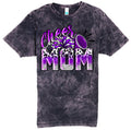 T-Shirt Black Acid Cheer Mom Leopard