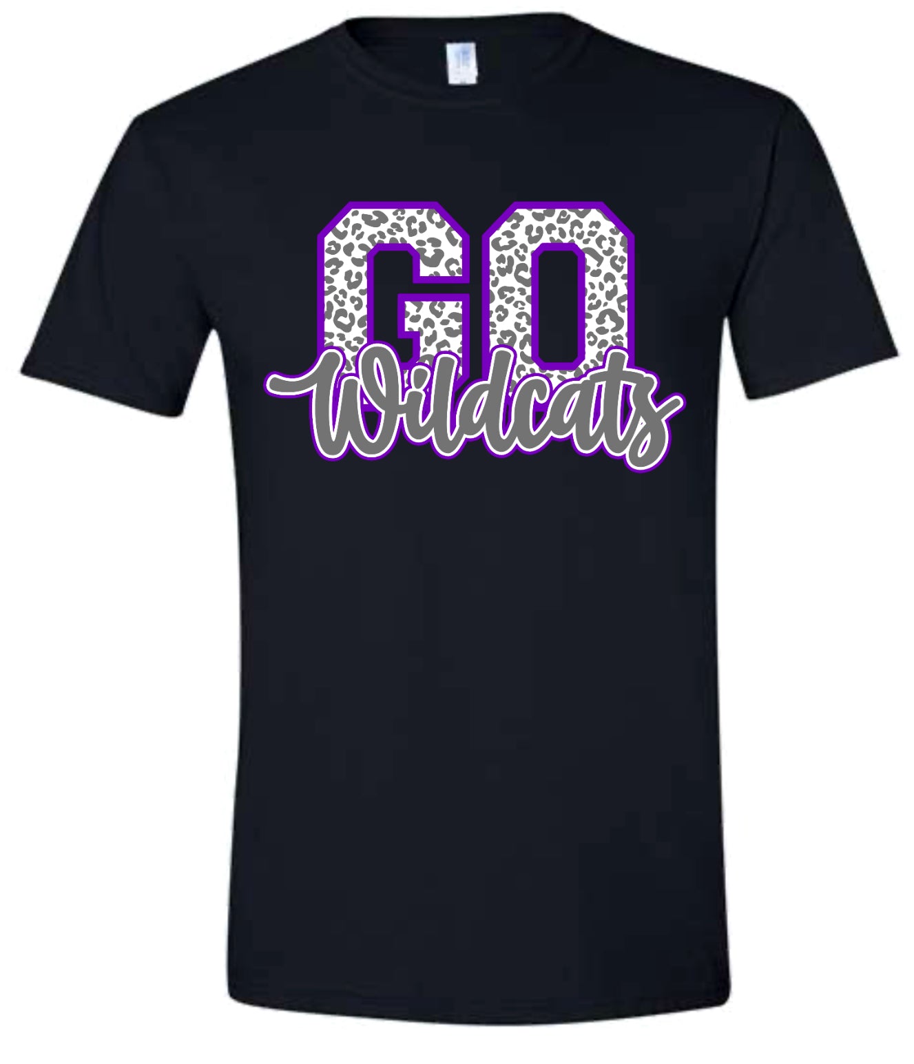 T-Shirt Black Wildcats Go Cats