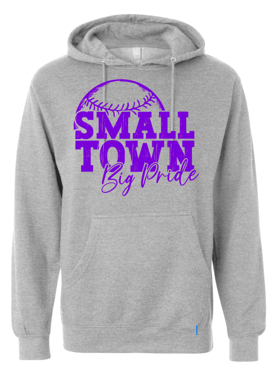 Hoodie Sport Grey Small Town 3