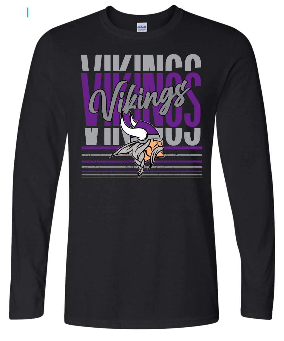 Long Sleeve Black Vintage Midway 1