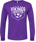 Long Sleeve Purple Viking Pennant 3