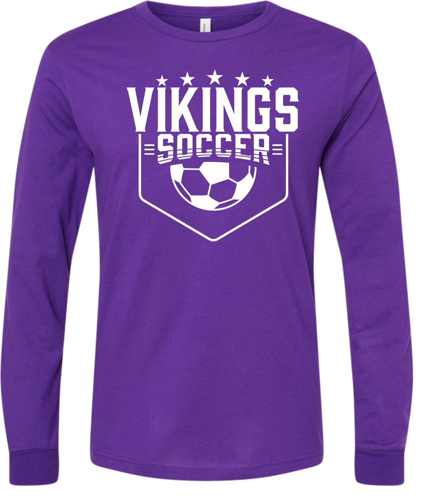 Long Sleeve Purple Viking Pennant 3