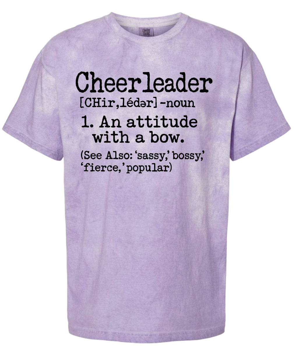 T-Shirt Purple Smoke Cheerleader Defined