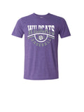 T-Shirt Heather Purple Wildcats Baseball