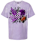 T-Shirt Purple Smoke Game Day Grunge