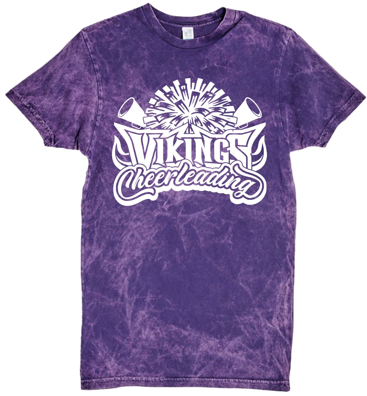 T-Shirt Purple Acid Viking Cheerleading