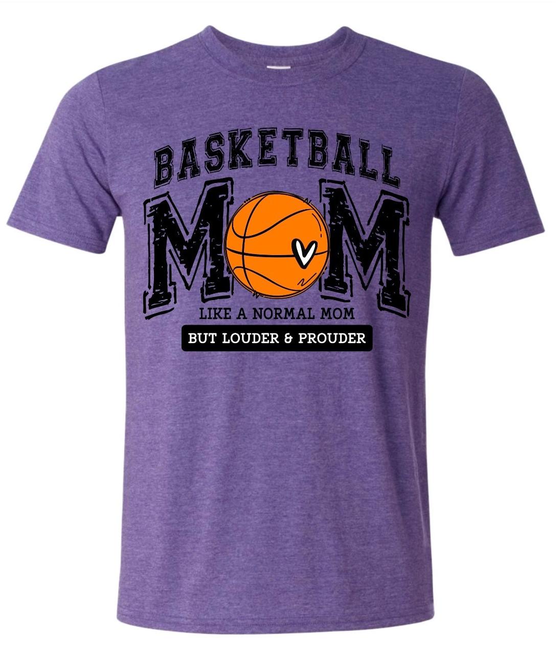 T-shirt Basketball Mom Louder 3