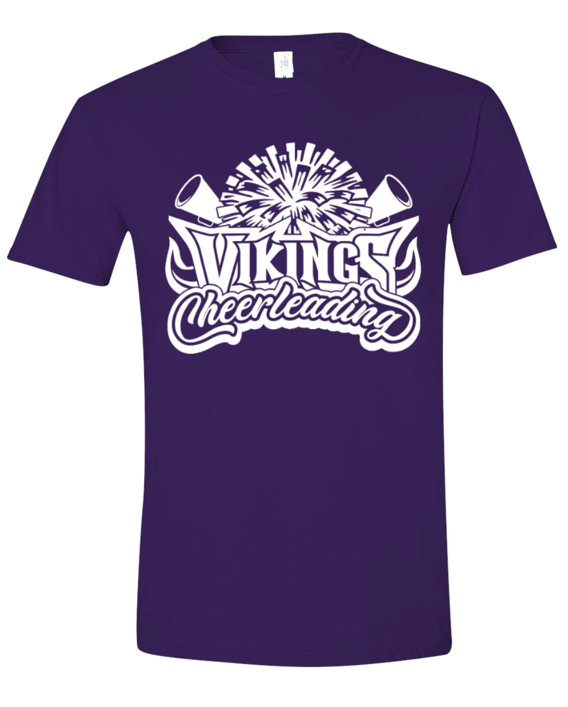 T-Shirt Purple Viking Cheerleading