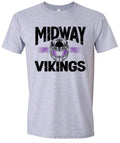 T-Shirt Sport Grey Helmet Stripe