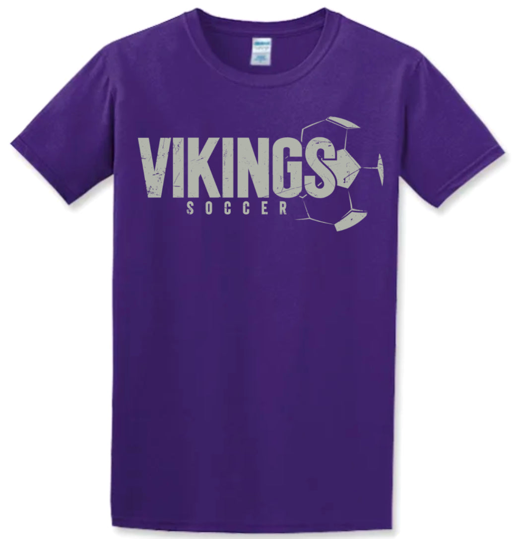 T-Shirt Purple Viking Soccer Right 9