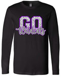 Long Sleeve Black Wildcats Go Cats