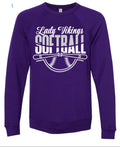 Crew Neck Purple Lady Vikings 1