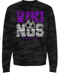 Crew Neck Black Camo Viking White Noise 4