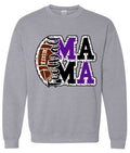 Crew Neck Sport Grey Football Mama Stacked