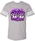 T-Shirt Vintage Soccer Mom Airbrush (womans cut)
