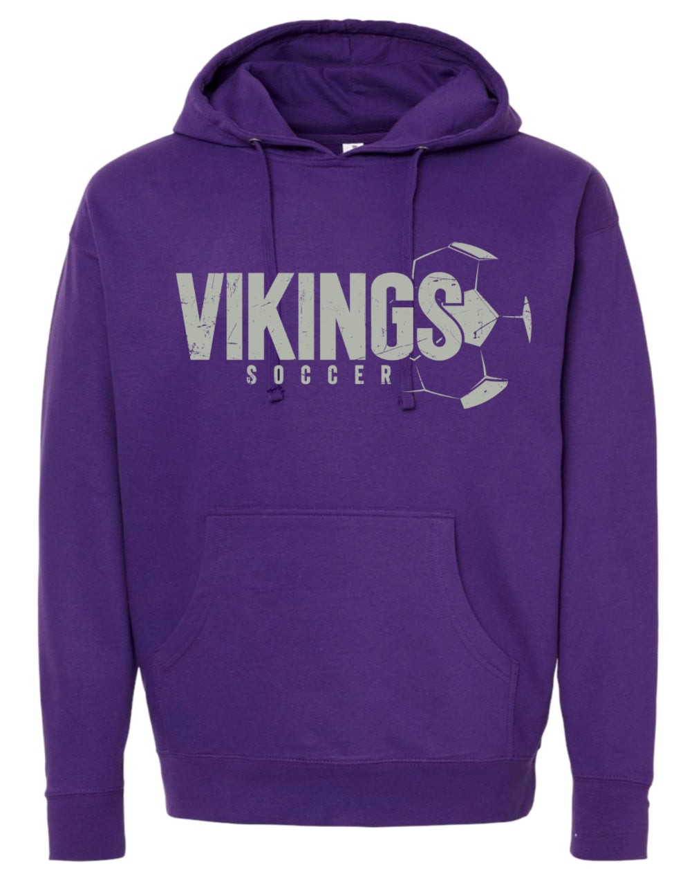Hoodie Purple Viking Soccer Right 10