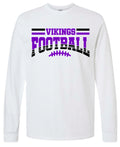 Long Sleeve White Football Banner Arch