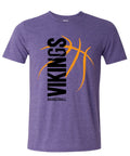T-shirt Viking Sketch Heather Purple