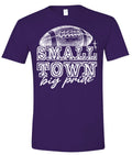 T-Shirt Purple Small Town Big Pride