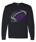 Long Sleeve Black Hustle Hit Never Quit