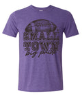 T-Shirt Heather Purple Small Town Big Pride