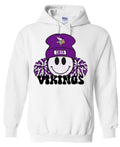 Hoodie White Smiley Cheer