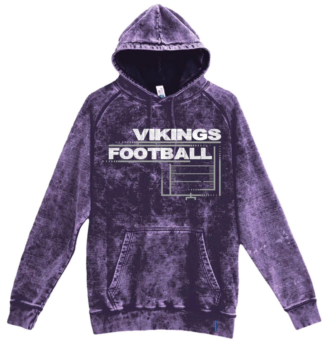 Hoodie Purple Acid Field Football