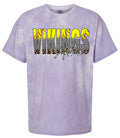 T-Shirt Purple Smoke Softball Glitter Fade 8