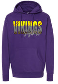 Hoodie Purple Softball Glitter Fade 11