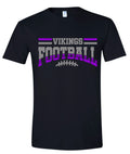 T-Shirt Black Football Banner Arch 1