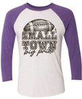 Hoodie White Small Town Big Pride