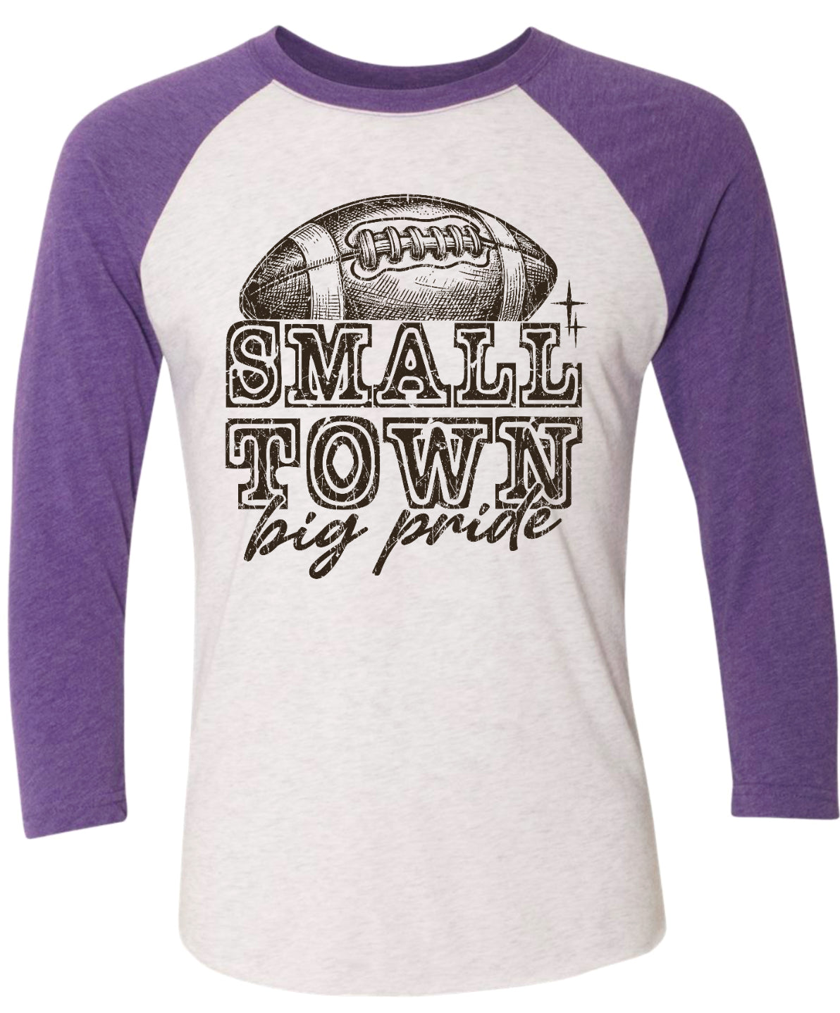 Hoodie White Small Town Big Pride