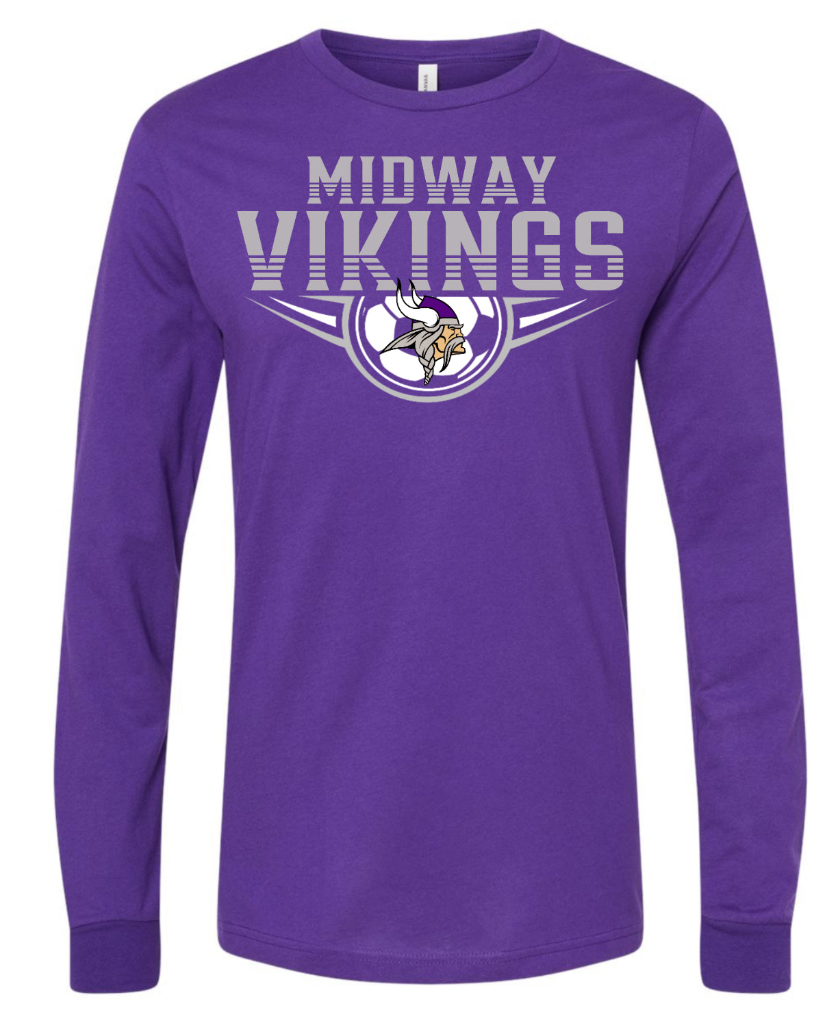 Long Sleeve Purple Jersey Logo