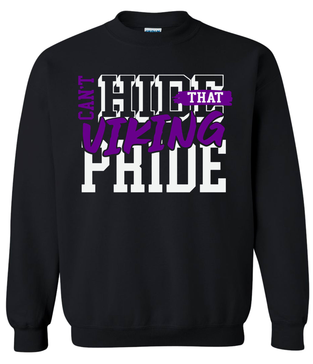 Crew Neck Black Can’t Hide Viking Pride