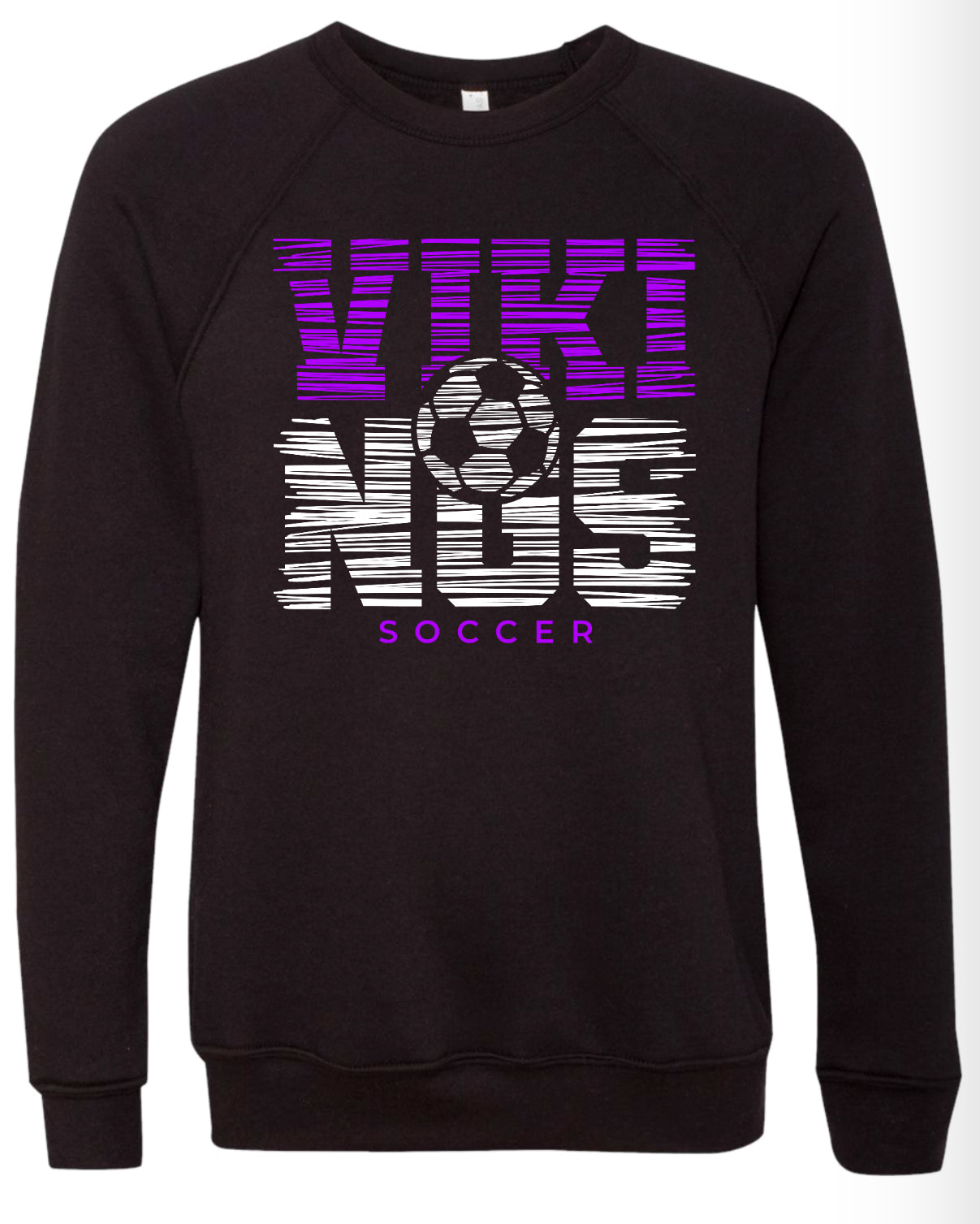 Crew Neck Black Viking White Noise 5