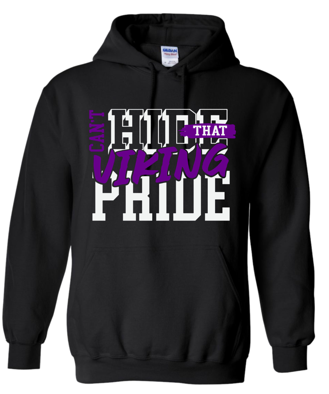 Hoodie Black Can’t Hide Viking Pride