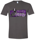 T-Shirt Charcoal Player Distress