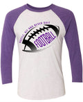 Long Sleeve 3/4 sleeve Hustle Hit Never Quit