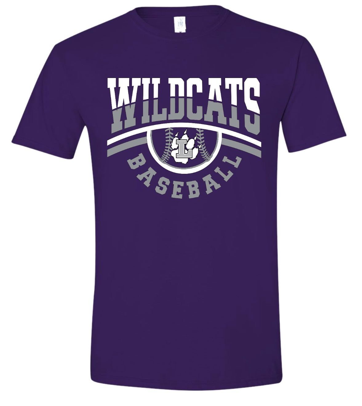 T-Shirt Purple Wildcats Baseball