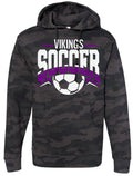 Hoodie Black Camo Soccer Arch 7