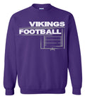Crew Neck Purple Field Football