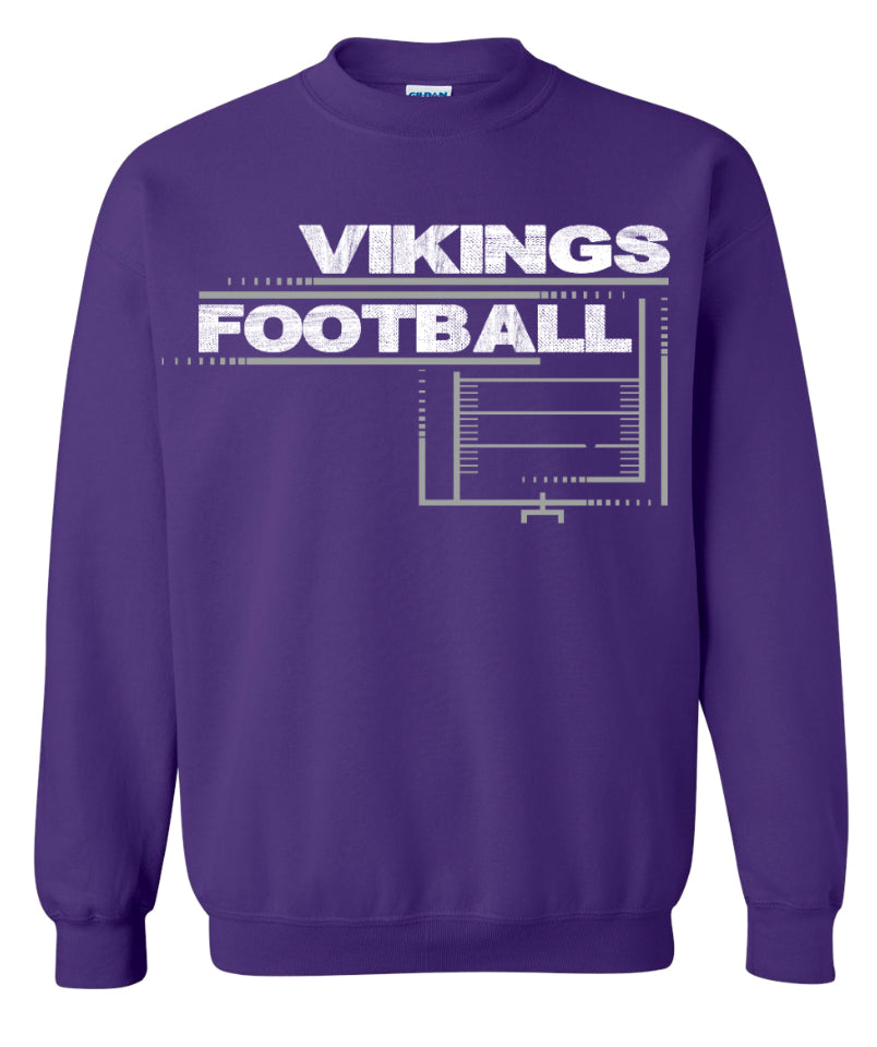 Crew Neck Purple Field Football
