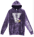 Hoodie Purple Acid V Mascot Head