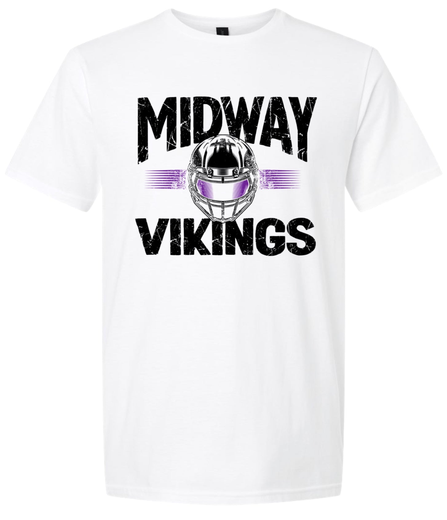 T-Shirt White Helmet Stripe