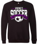 Crew Neck Black Soccer Arch 4
