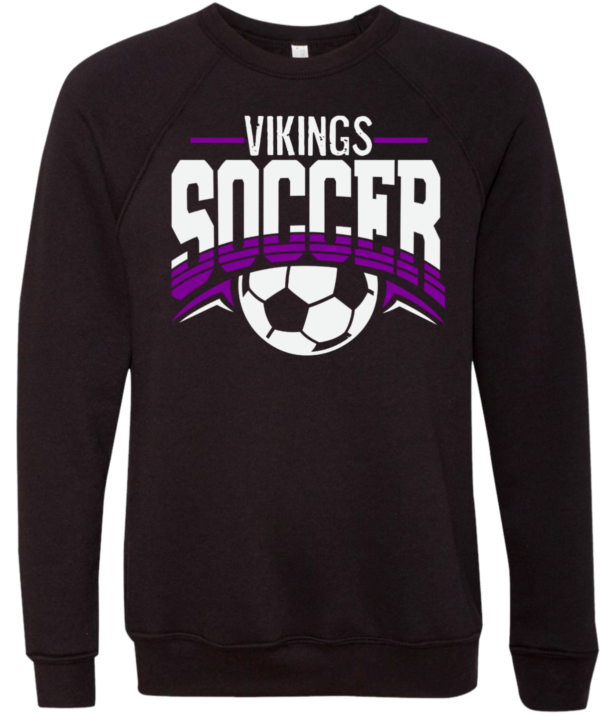 Crew Neck Black Soccer Arch 4